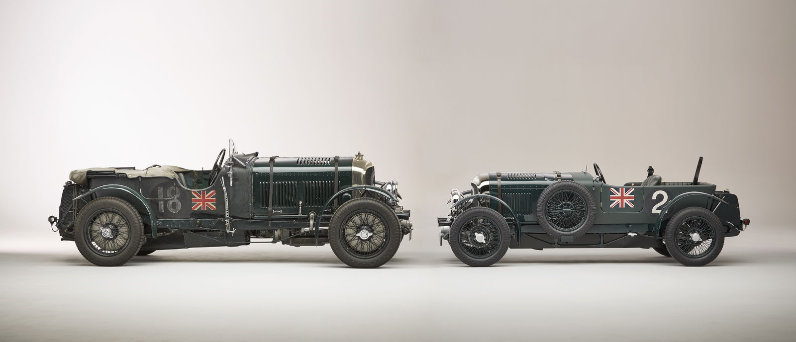 The OG Bentley Blower compared to the 85 per cent reproduction